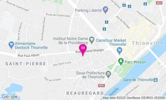 Localisation Dr Claude Steinfeld