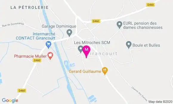 Localisation Dr Alain Vauthier