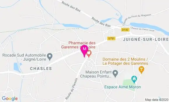 Localisation Dr François Olivier Stéphan