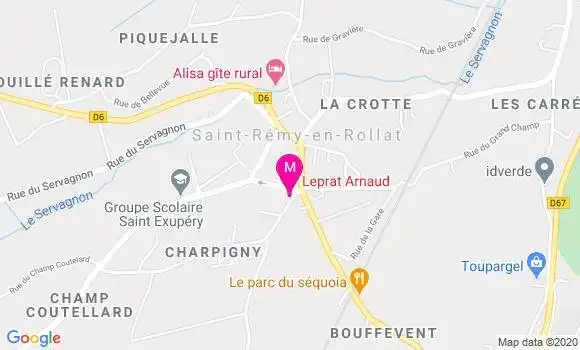 Localisation Dr Arnaud Leprat