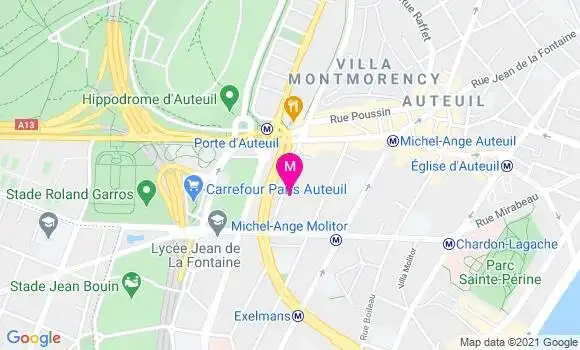 Localisation Dr Gabriel Villafane