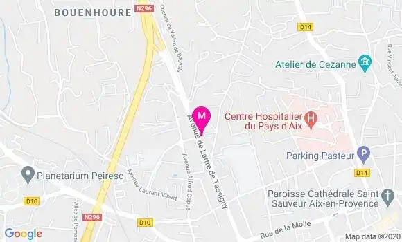 Localisation Dr Annie Monier
