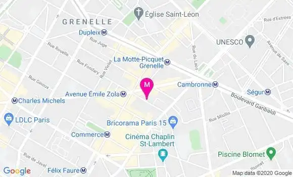 Localisation Dr Catherine Acker
