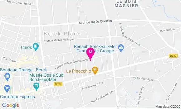 Localisation Dr Eric Ritter