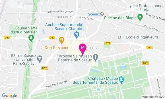 Localisation Dr Guillemette Chambon