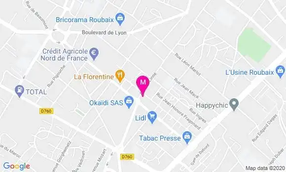 Localisation Dr Jean Marc Tournon