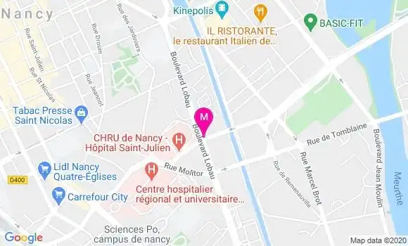 Localisation Dr Jean Paysant