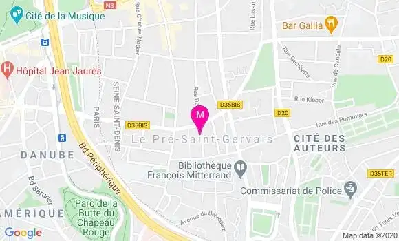 Localisation Dr Bohalem Franck Benbellout