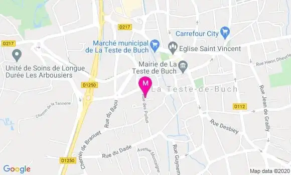 Localisation Dr Alain Baujet