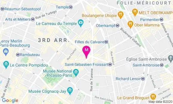 Localisation Dr Xavier Copin