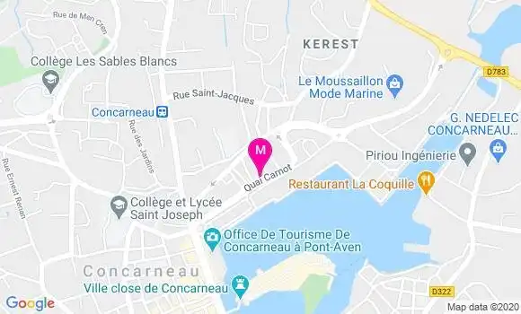 Localisation Dr Yann Le Bouch