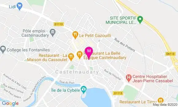 Localisation Dr Marie Hélène Gazel Font