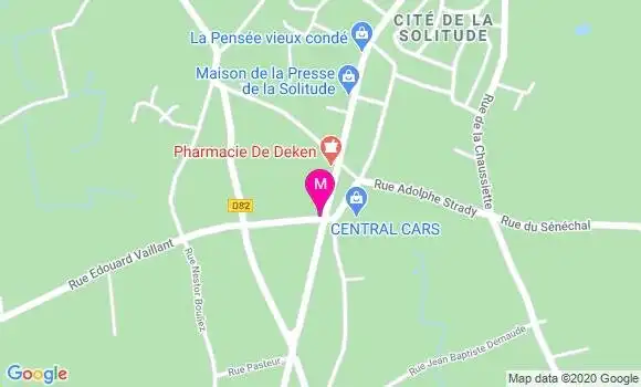 Localisation Dr Emmanuel Henneuse