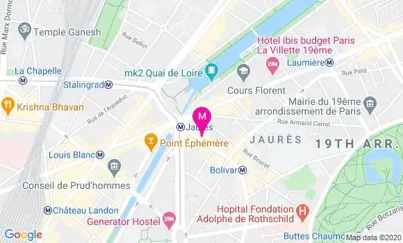 Localisation Dr Joseph Courland