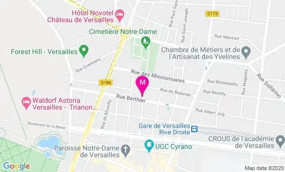 Localisation Dr Bertrand Tamalet