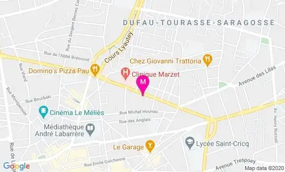 Localisation Dr Pierre Daste