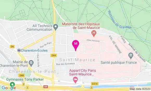 Localisation Dr Michel Thetio