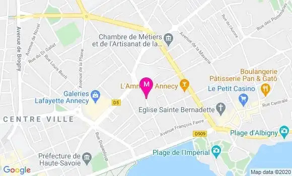 Localisation Dr Patrice Moyenin