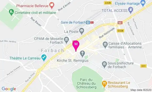 Localisation Dr Philippe Klauber