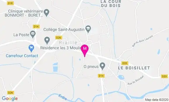 Localisation Dr Marc Trillard
