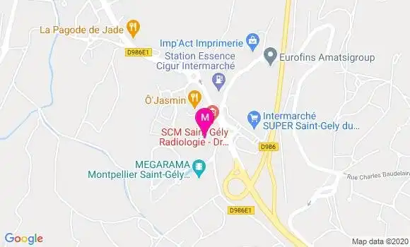 Localisation Dr Anne Castel