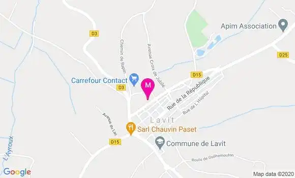 Localisation Dr Bruno Dedieu