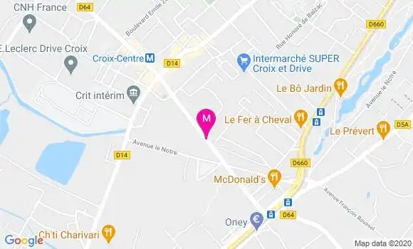 Localisation Dr Mathieu Wambergue