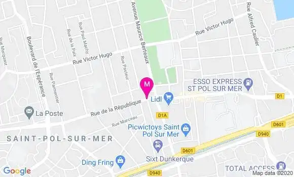 Localisation Dr Hugues Holuigue