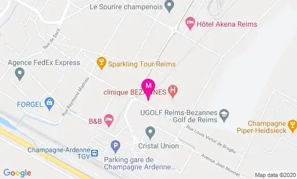 Localisation Dr Anne Breton