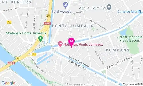 Localisation Dr Benoît Caussé