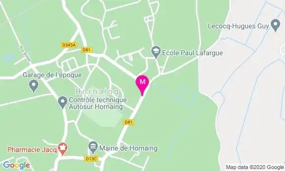 Localisation Dr Pierre Deliers
