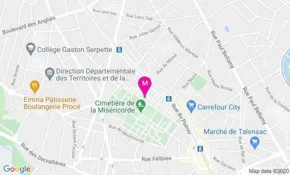 Localisation Dr Nathalie Nicolas