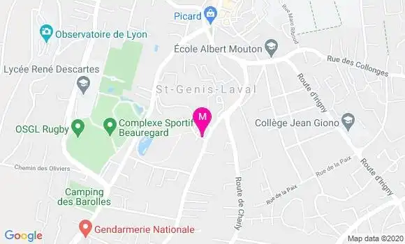 Localisation Dr Pierre Olivier Sancho