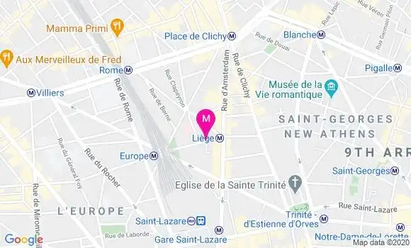Localisation Dr Anne Catherine Pernot Masson