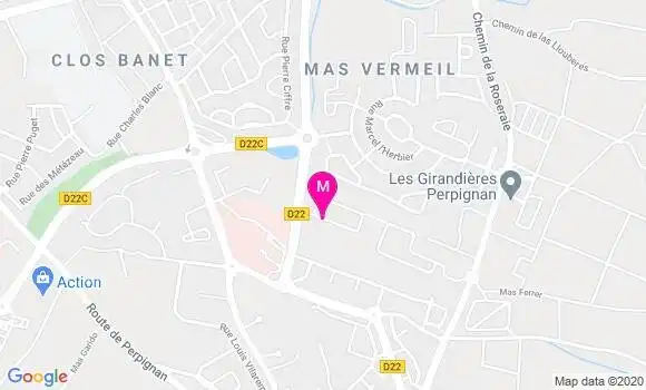 Localisation Dr Lauréline Nicolau