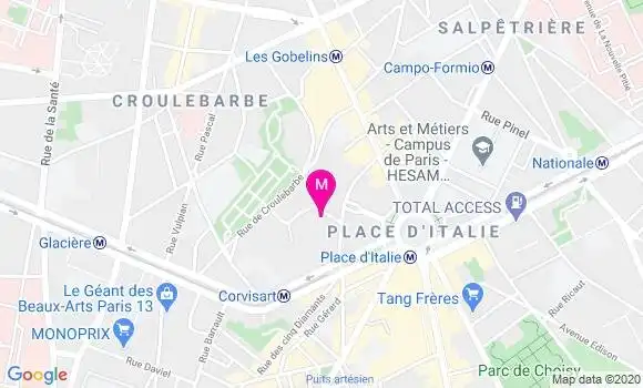 Localisation Dr Maryvonne Hoppilliard Henry