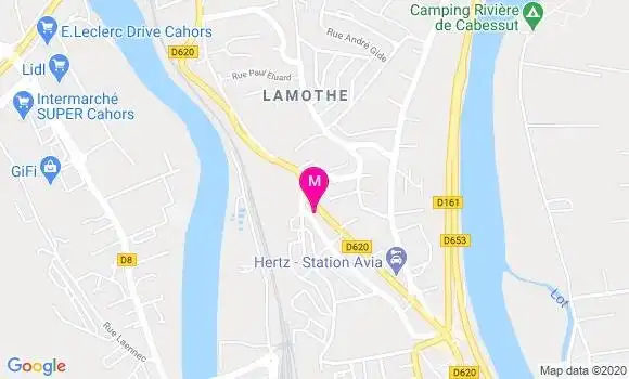 Localisation Dr Philippe Gicquel