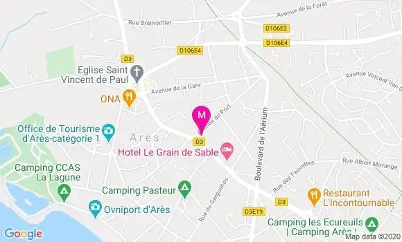 Localisation Dr Hugues Angibaud