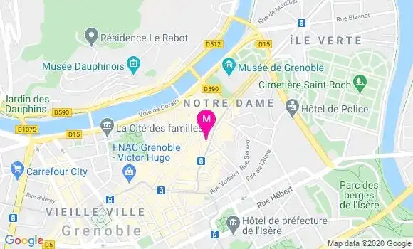 Localisation Dr Isabelle Brunat