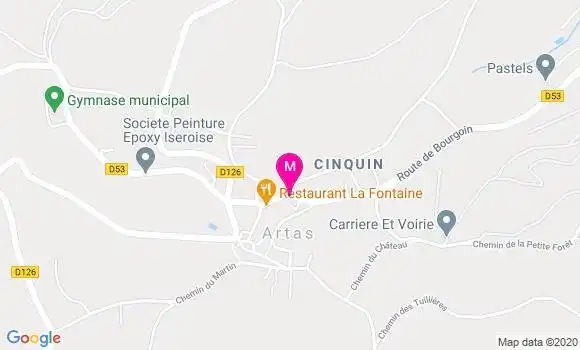 Localisation Dr Jean Claude Pebay