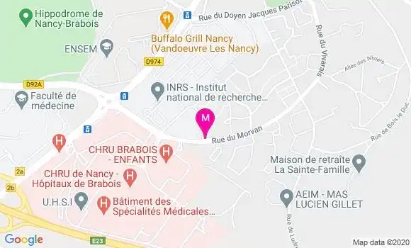 Localisation Dr Pierrette Witkowski