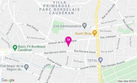 Localisation Dr Florence Bache Fenelon