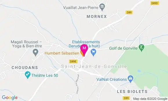 Localisation Dr Pierre Antoine Mogenet