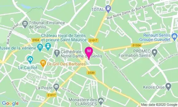 Localisation Dr Béatrice Dacheux