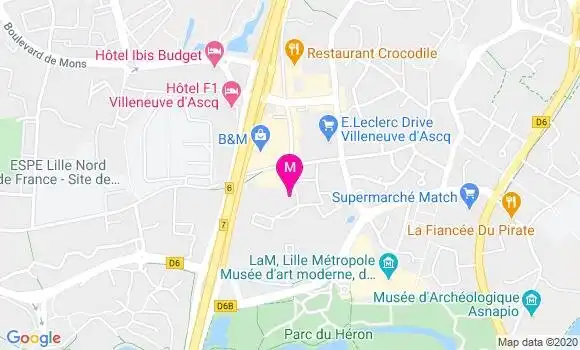 Localisation Dr Delphine Prince
