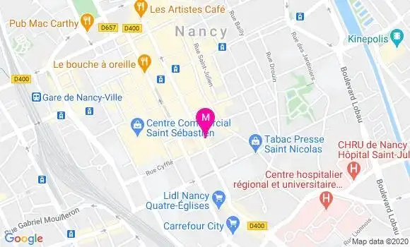 Localisation Dr Brigitte Morineaux Paquin