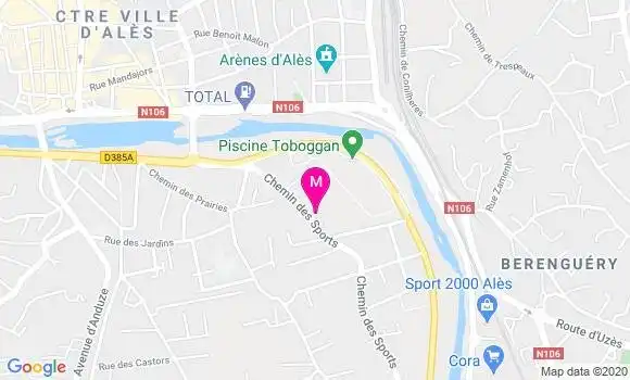 Localisation Dr Jacques Giordano