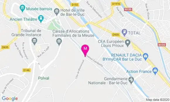 Localisation Dr Isabelle Maire