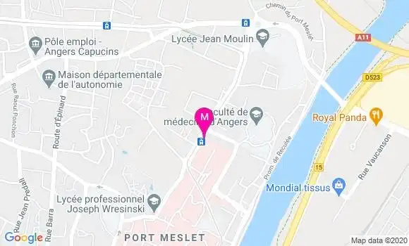 Localisation Dr Chantal Tessiot