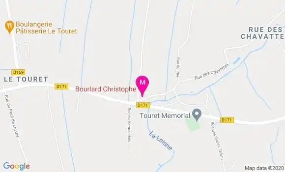 Localisation Dr Christophe Bourlard